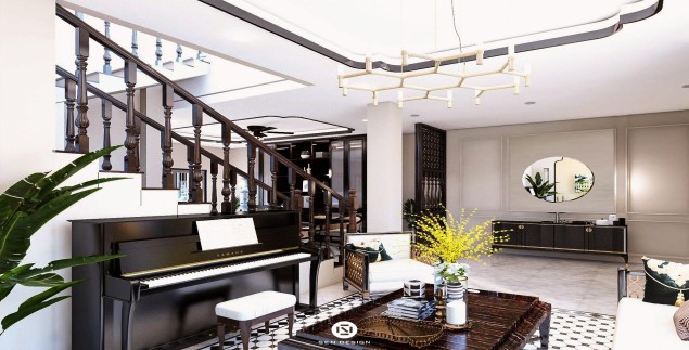 BIỆT THỰ THEO PHONG CÁCH ĐÔNG DƯƠNG - MỸ THÁI